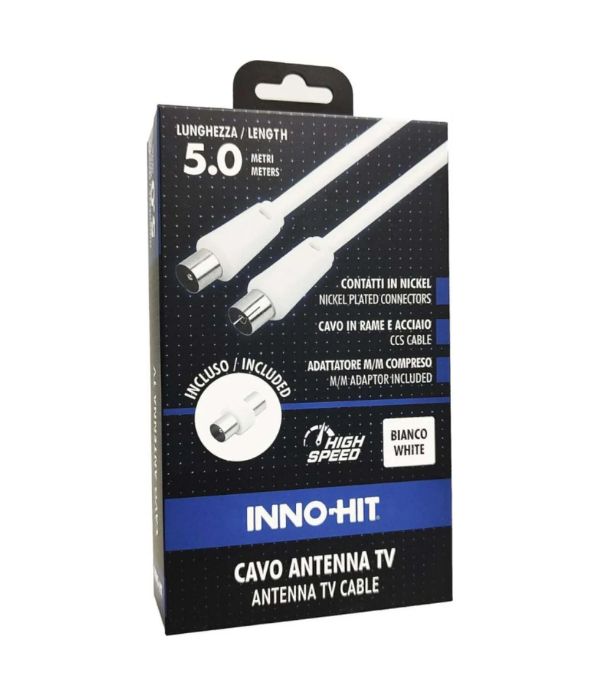 Inno-Hit-Cavo-Antenna-M/F-5m-Bianco