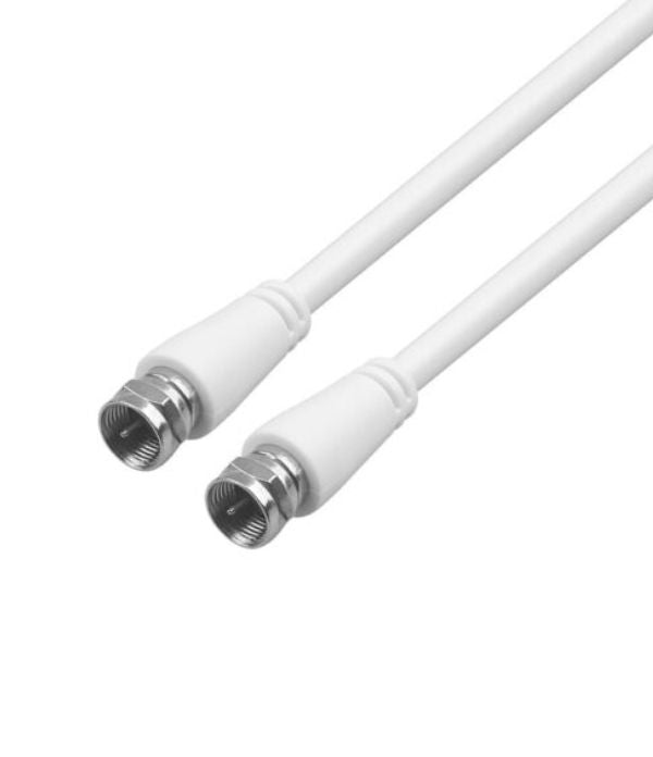 Inno-Hit Cavo Antenna E84623 Sat Coassiale 2.5m Bianco