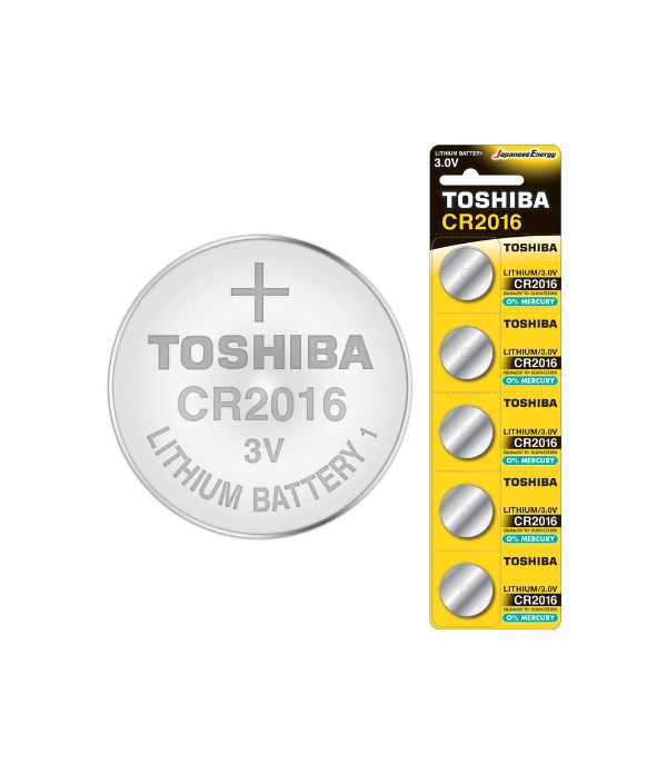 Toshiba-Batteria-Bottone-CR2016-1Cnf/5pz