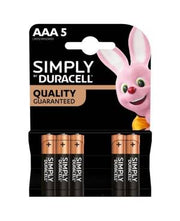 Duracell-Batterie-Mini-Stilo-AAA-Simply-LR03-MN2400-1Cnf/5pz
