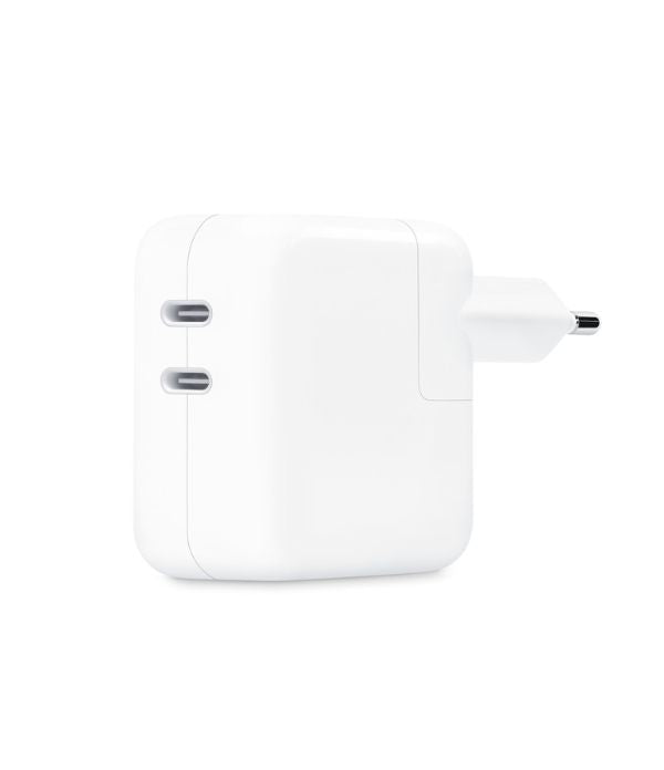 Apple Caricatore 35W DoppiaUSB-C iPhone iPad Watch
