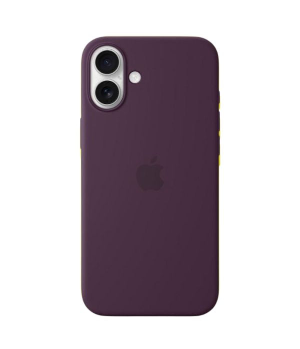 Apple iPhone 16 Silicone Case MagSafe Plum