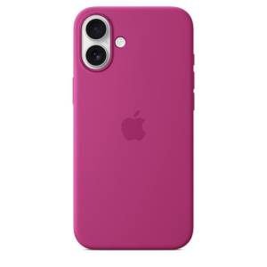 AppleiPhone-16-Plus-Silicone-Case-MagSafe-Fucsia---