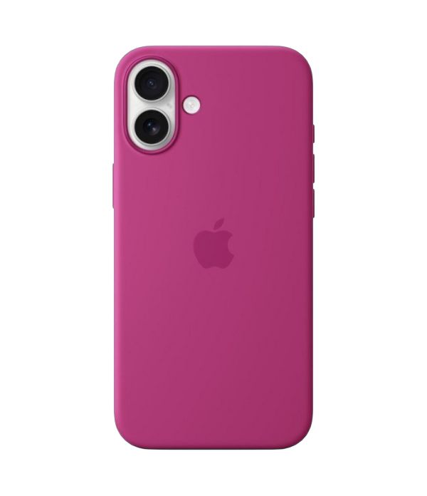 Apple iPhone 16 Plus Silicone Case MagSafe Fucsia