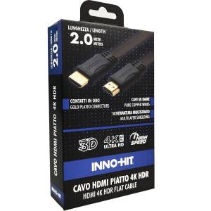 Inno-Hit-Cavo-HDMI-Piatto-4K-HDR-2m-Nero