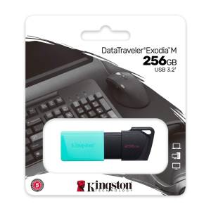 Kingston-Pendrive-USB-A-3.2-256GB-DTXM/256GB-Nero/Azzurro