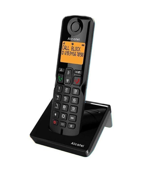 Telefono Cordless Alcatel S280 Solo Black